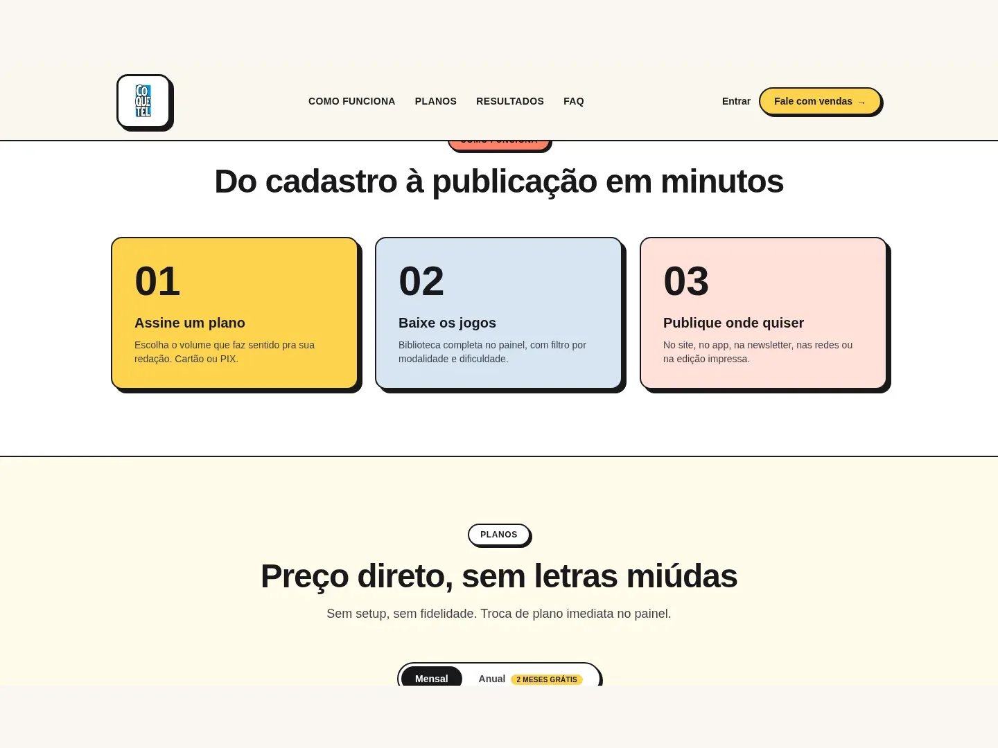 Coquetel Media — coquetel media como funciona publicacao semanal