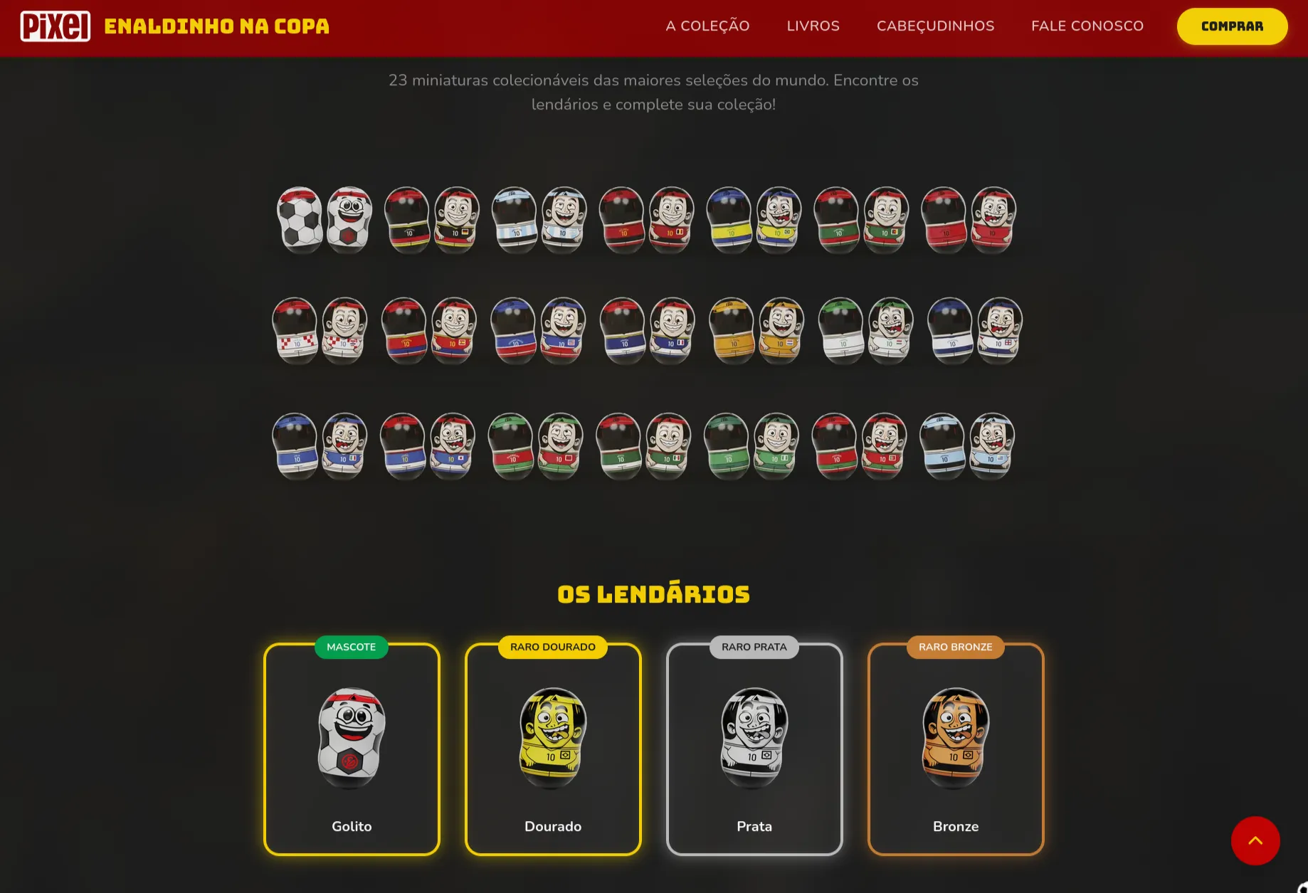 Enaldinho na Copa — enaldinho na copa 23 cabecudinhos colecaonaveis selecoes lendarios