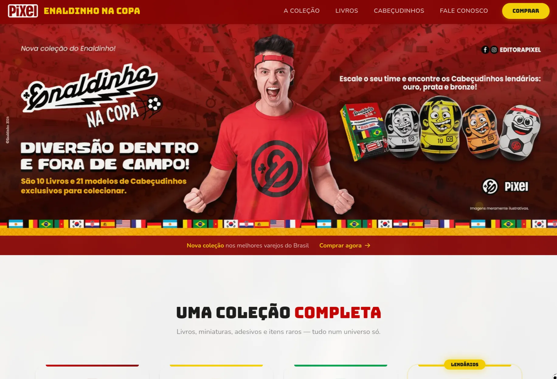 Enaldinho na Copa — enaldinho na copa site hero desktop colecao livros cabecudinhos