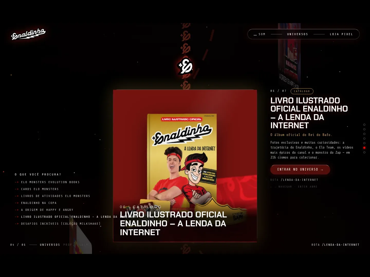 Enaldinho na Pixel — hub enaldinho pixel livro ilustrado lenda da internet