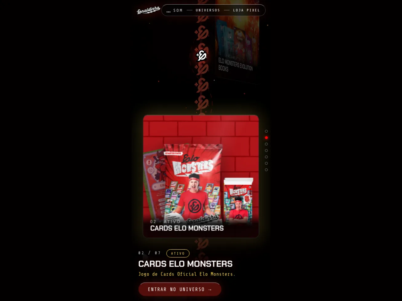 Enaldinho na Pixel — hub enaldinho pixel mobile cards elo monsters