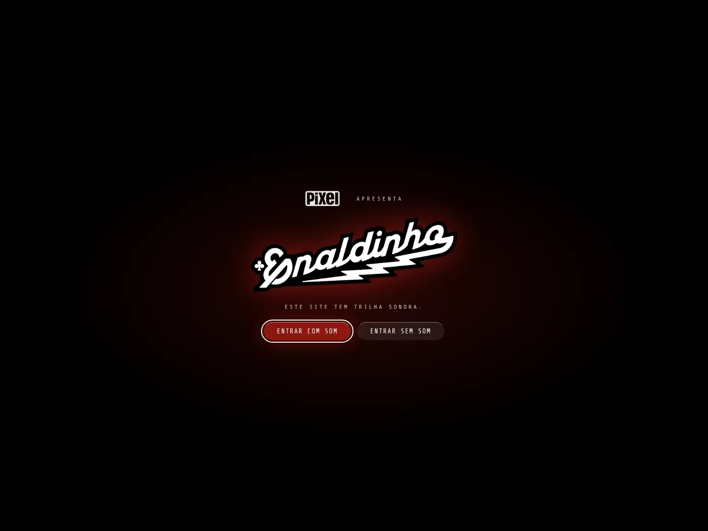 Enaldinho na Pixel — hub enaldinho pixel portao de entrada trilha sonora