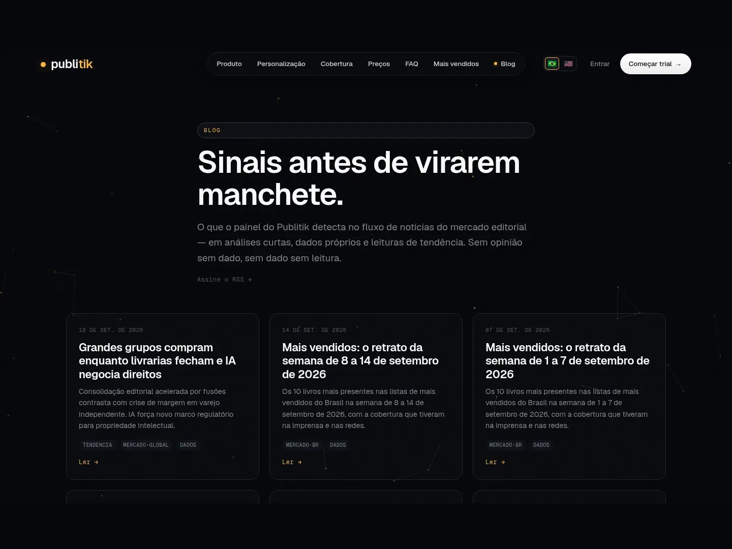Publitik — publitik blog coluna semanal automatizada